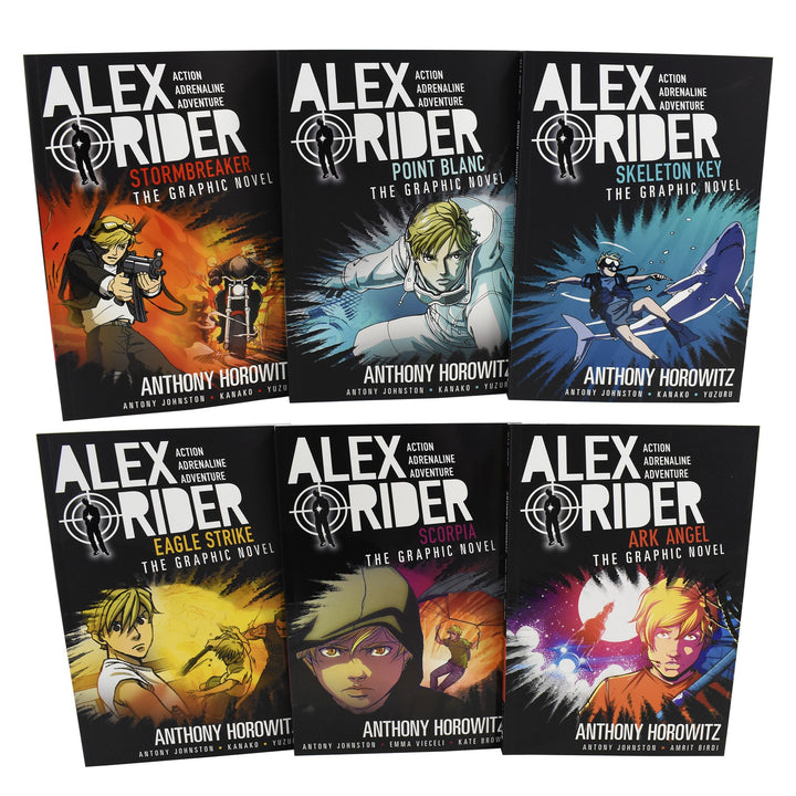 Alex Rider The Graphic Novel Collection 6 Books Box Set - Ages 9-14 - Anthony Horowitz - NEW 9-14 Walker Books