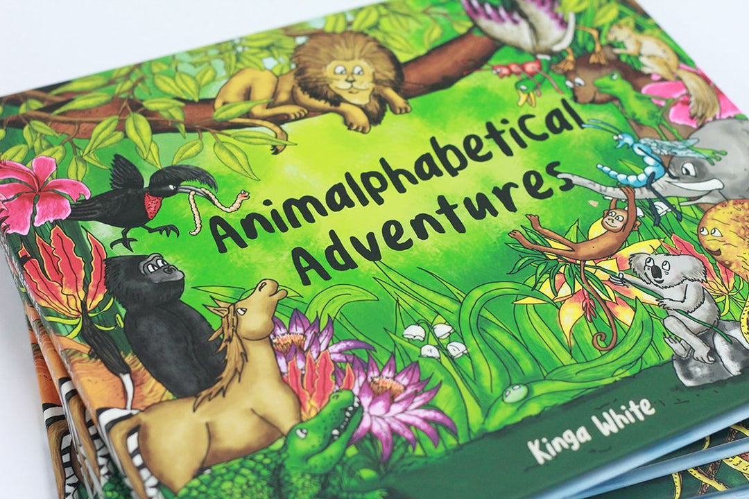 Animalphabetical Adventures Children Book Language learning tool for pre-schoolers- Ages 5-7 - Hardback By Kinga White 5-7 Bayeux