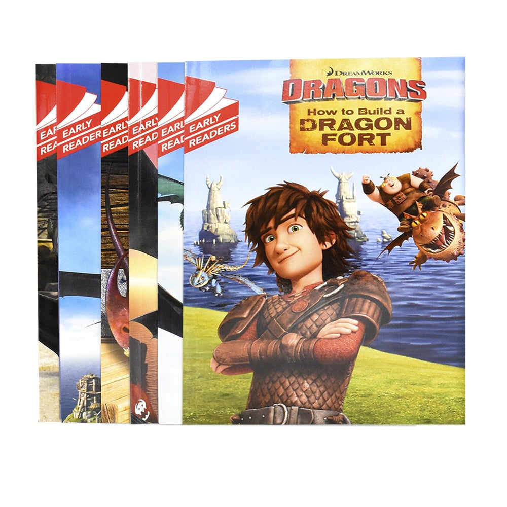 How To Train Your Dragon Early Reader 6 Books Children Set - Ages 5-7 - Paperback By Erica David 5-7 Hodder