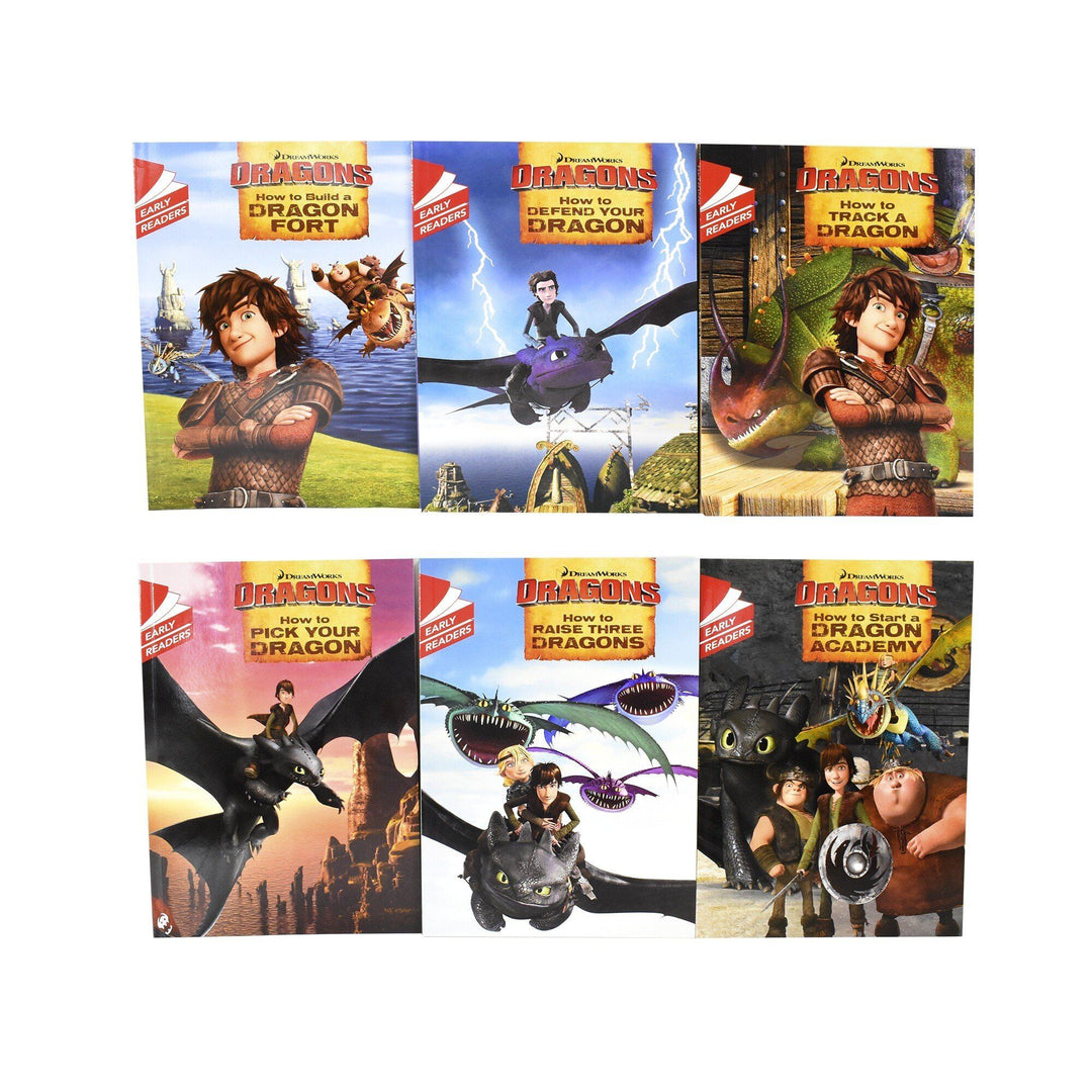 How To Train Your Dragon Early Reader 6 Books Children Set - Ages 5-7 - Paperback By Erica David 5-7 Hodder