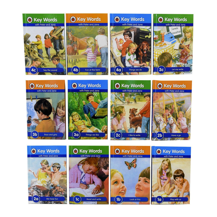 Ladybird Key Words with Peter and Jane 36 Books Collection Box Set - Ages 5-7 - Hardback