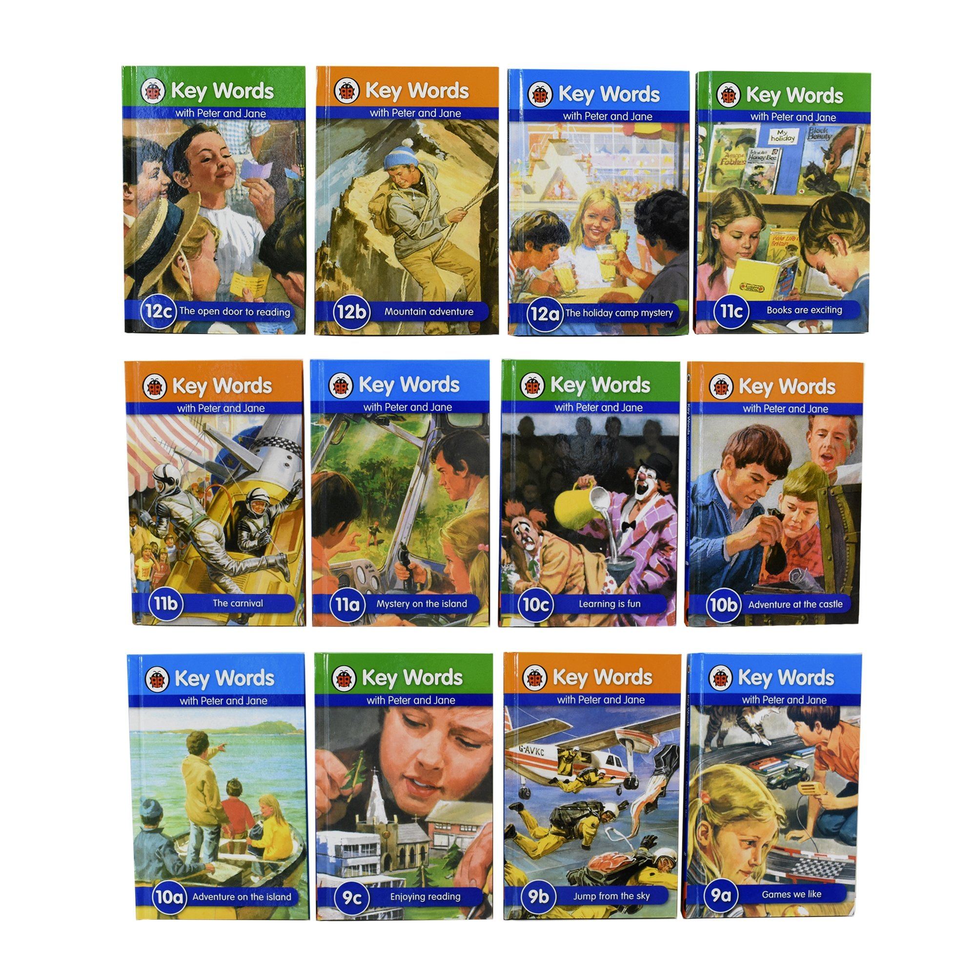 Ladybird Key Words with Peter and Jane 36 Books Collection Box Set
