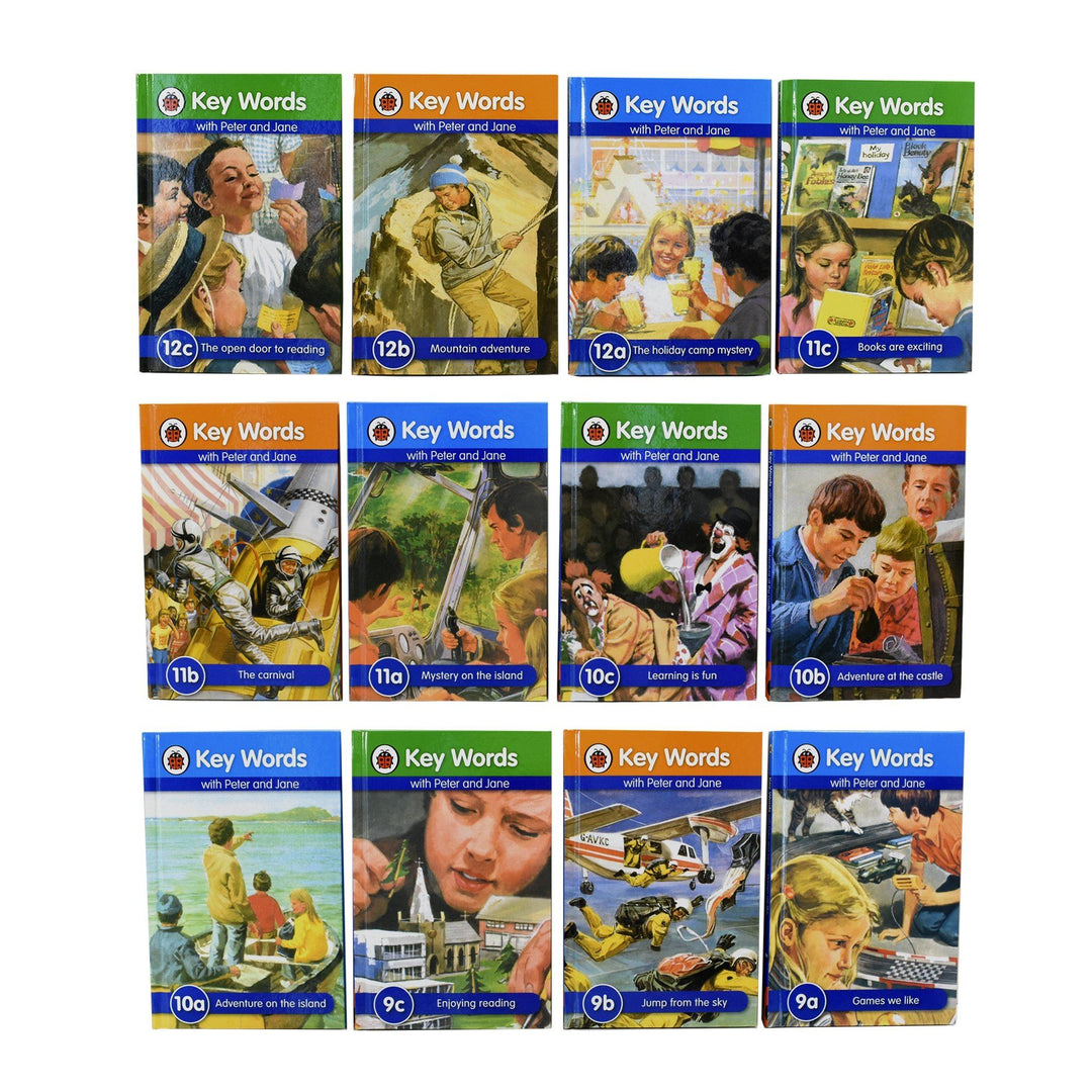 Ladybird Key Words with Peter and Jane 36 Books Collection Box Set - Ages 5-7 - Hardback