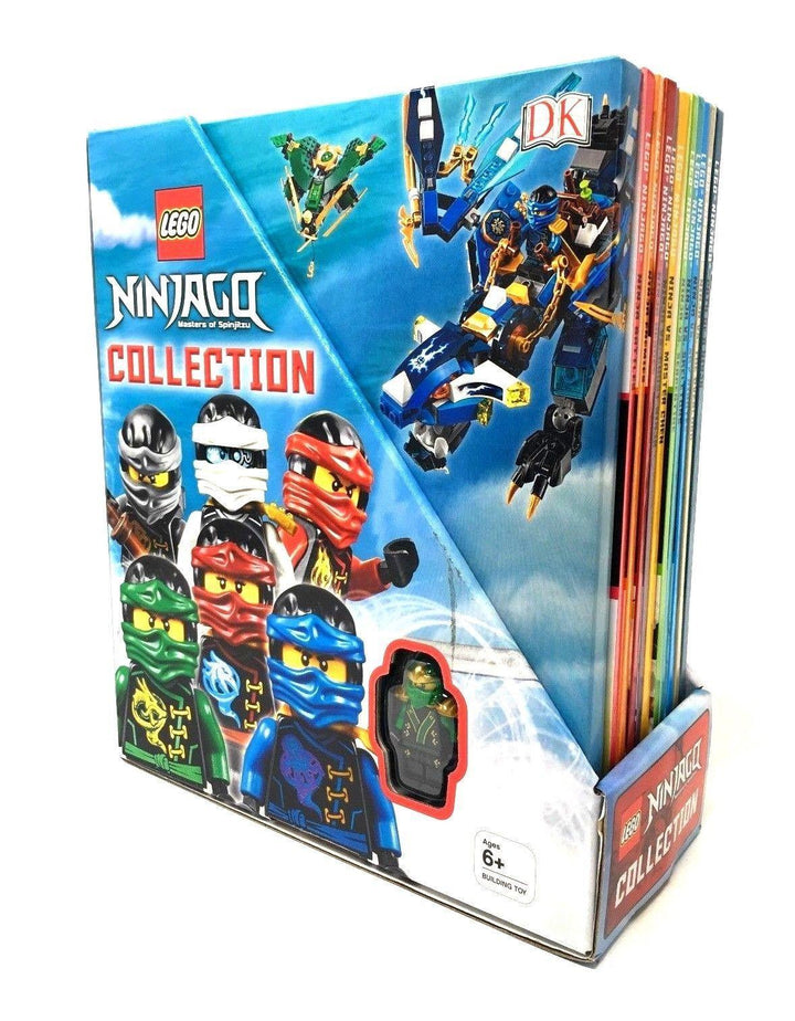 Lego Ninjago Masters of Spinjitzu 10 Books box Gift set Collection with Figure - Ages 5-7 - Paperback 5-7 Lego