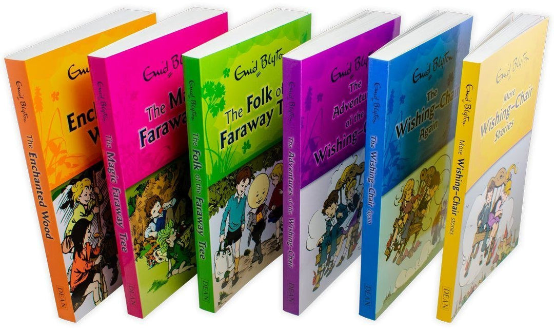 Magic Faraway Tree and Wishing Chair Series 6 Books Box set - Ages 7-9 - Paperback - Enid Blyton 7-9 Dean & Son