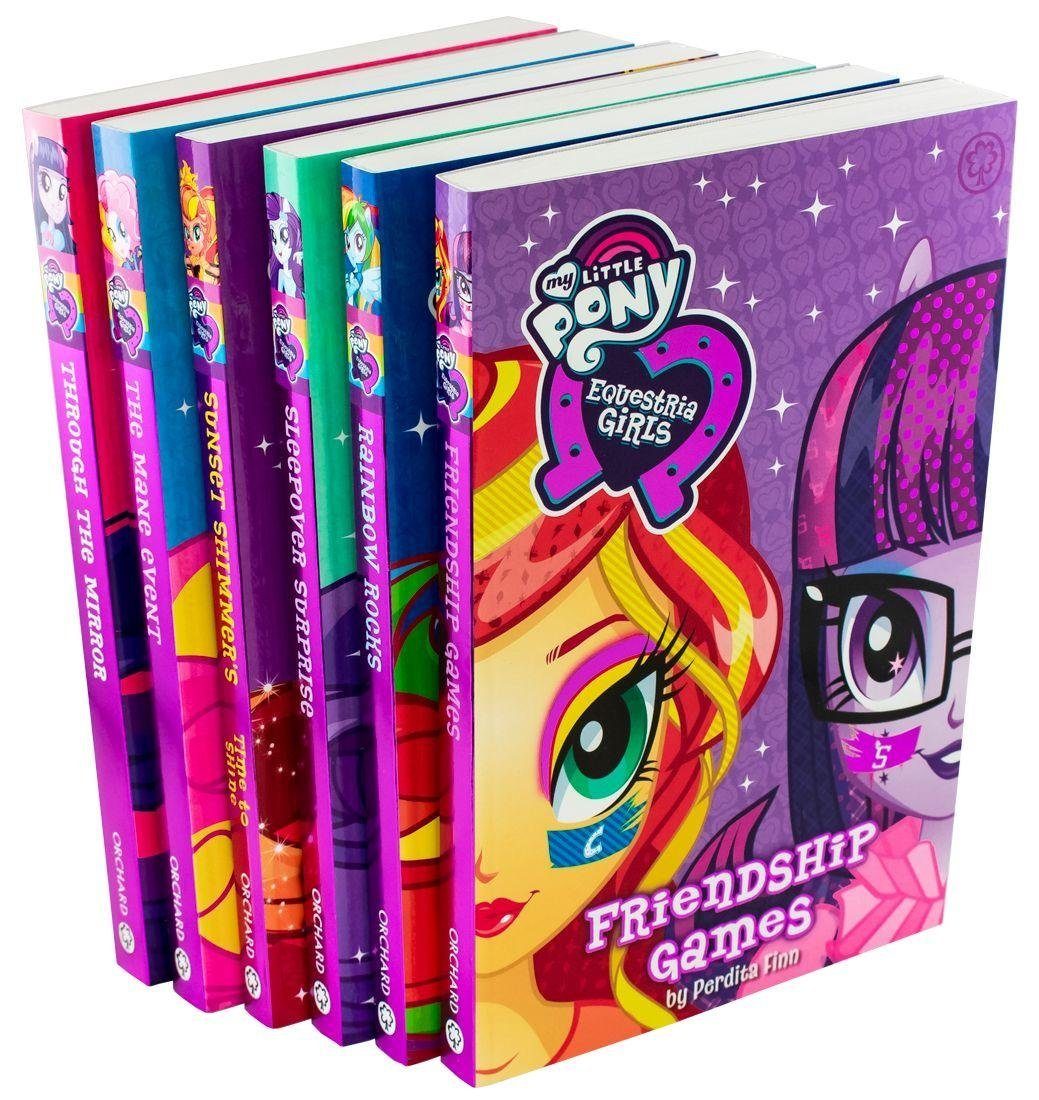 My Little Pony Equestria Girls 6 Books Box Set - 24.99 USD