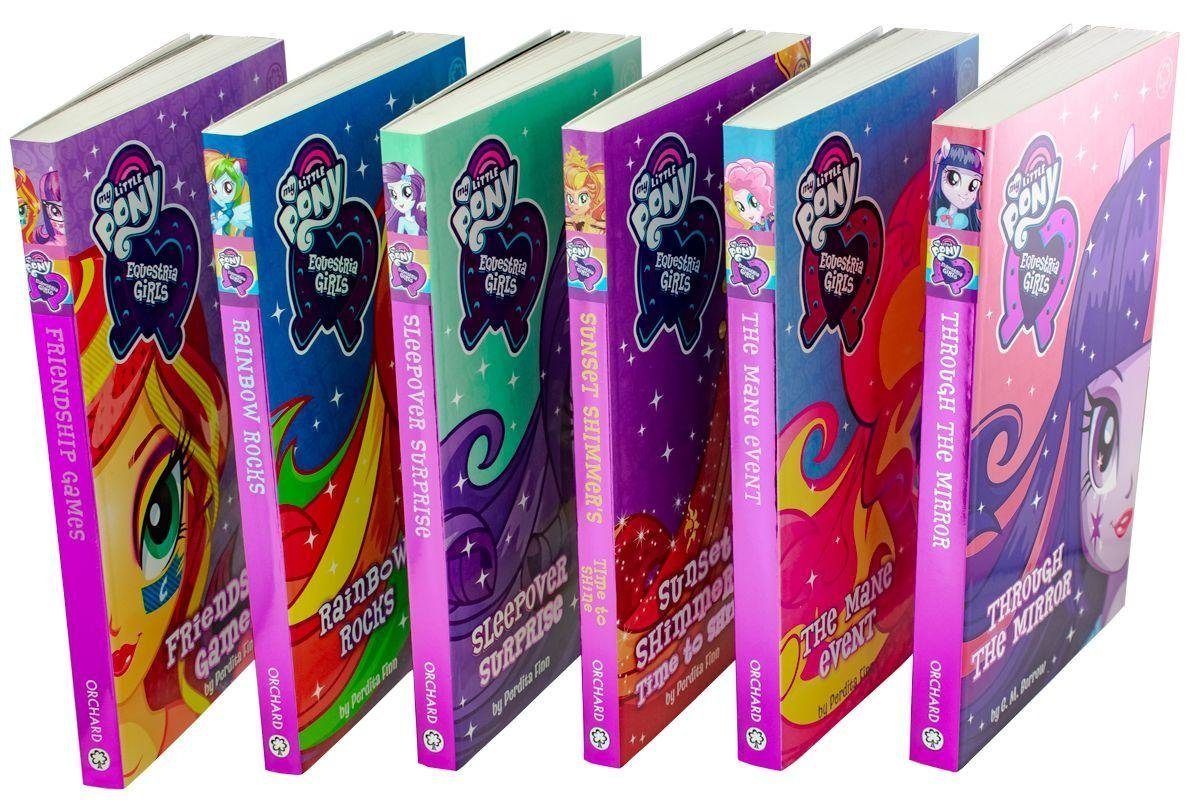 My Little Pony Equestria Girls 6 Books Box Set - 24.99 USD
