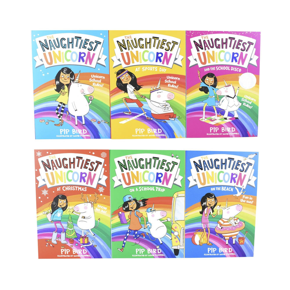 Naughtiest Unicorn Series 6 Books Children Collection - Ages -5-7 - Paperback Set By Pip Bird 5-7 Egmont