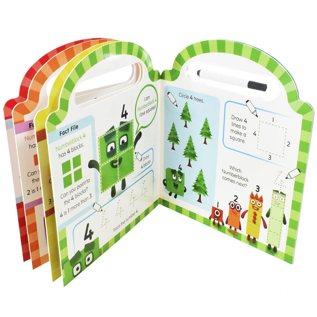 Numberblocks Wipe Clean (Numbers 1-5) 5-7 Sweet Cherry Publishing