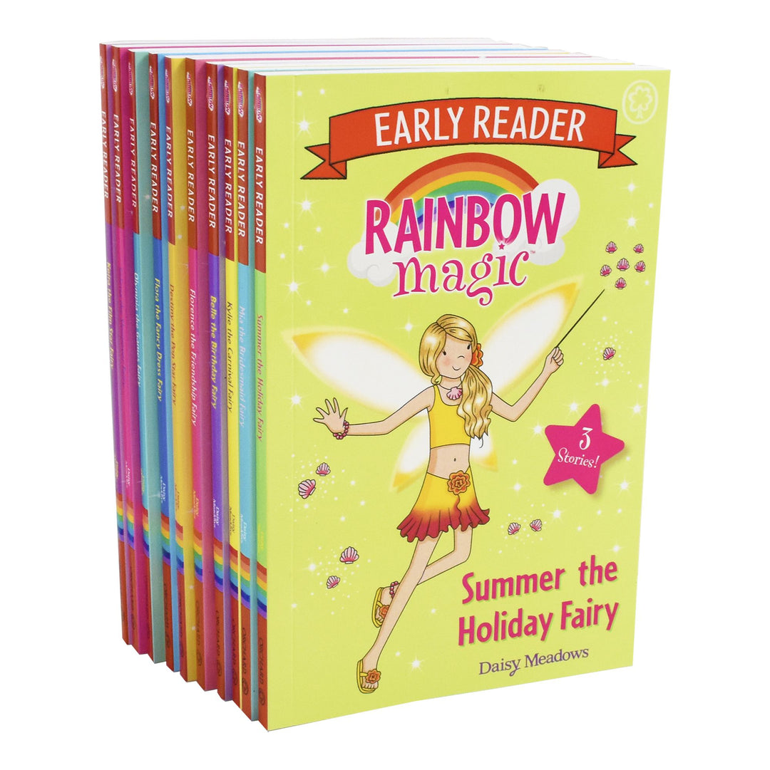 Rainbow Magic Early Reader 10 Book Collection - Ages 5-7 - Paperback - Daisy Meadows 5-7 Orchard Books