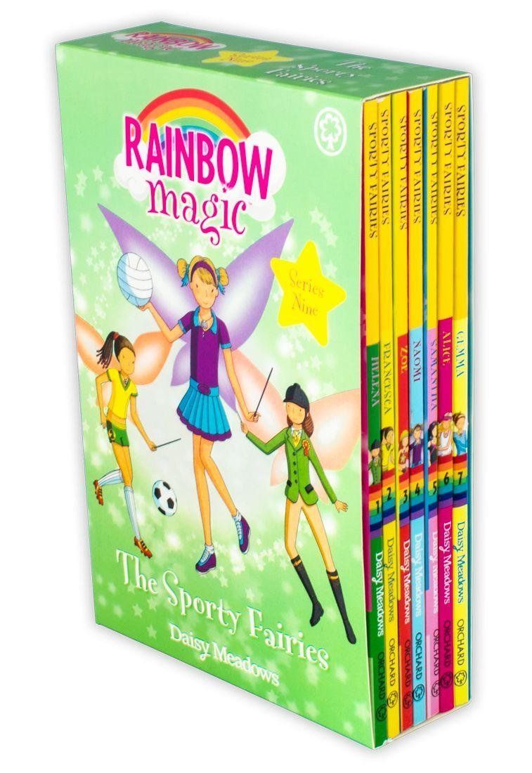 Rainbow Magic Sporty Fairies Collection 57 to 63 - 7 Books - Children's Literature - Paperback - Daisy Meadows 5-7 Orchard Books