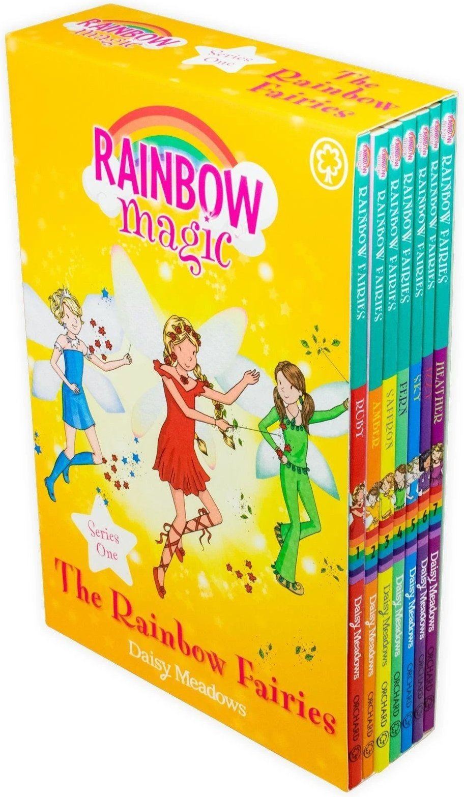 Rainbow Magic The Colour Fairies 7 Book Collection (Series 1) - Children's Literature - Paperback - Daisy Meadows 5-7 Orchard Books