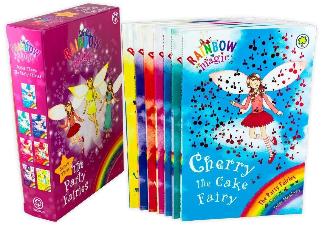 Rainbow Magic: The Party Fairies 7 Book Collection (Series 3) - Ages 5-7 - Paperback - Daisy Meadow 5-7 Orchard Books