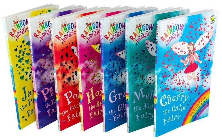 Rainbow Magic: The Party Fairies 7 Book Collection (Series 3) - Ages 5-7 - Paperback - Daisy Meadow 5-7 Orchard Books