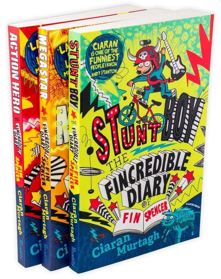 The Fincredible Diary of Fin Spencer 3 Book Collection - Ages 5-7 - Paperback - Ciaran Murtagh 5-7 Piccadilly Press