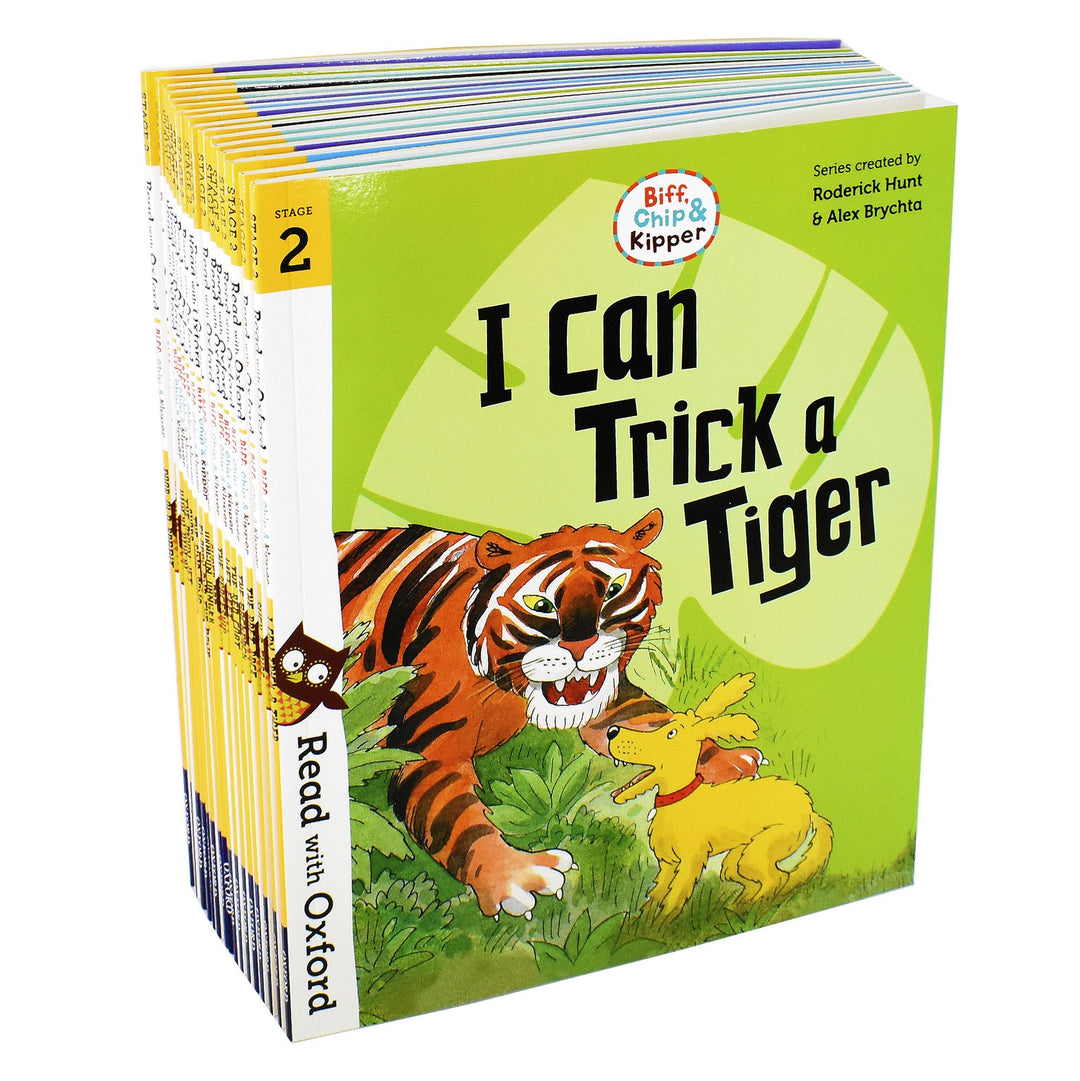 Biff, Chip and Kipper: Read with Oxford Stages 1-3 56 Books Collection 3 Sets by Roderick Hunt - Age 3+ - Paperback