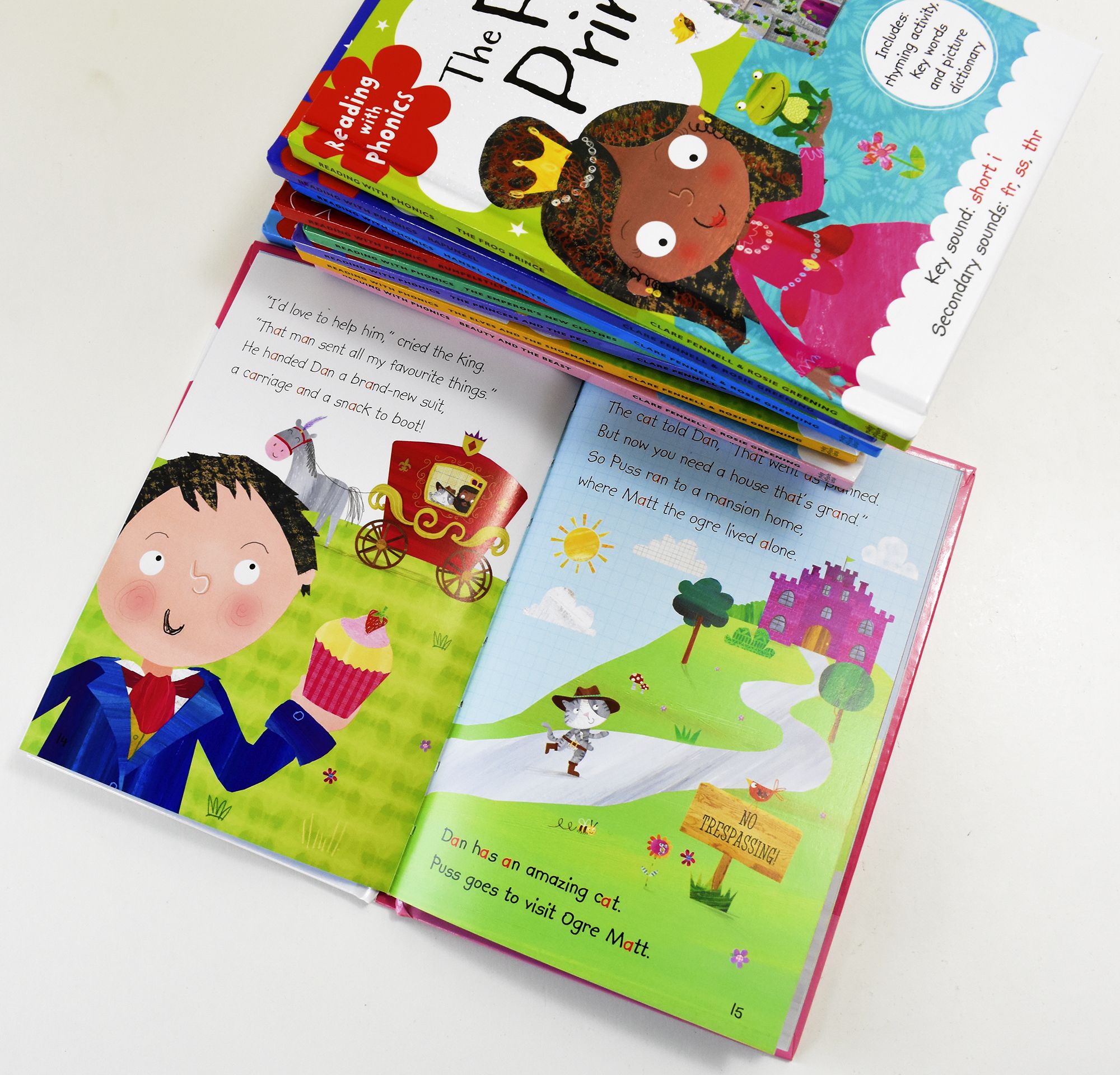 Reading With Phonics Key Sounds 10 Books Collection - Hardback