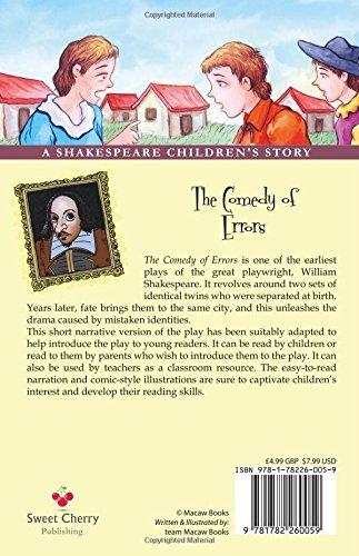 The Comedy of Errors Book - Paperback - Ages 7-9 by Macaw Books