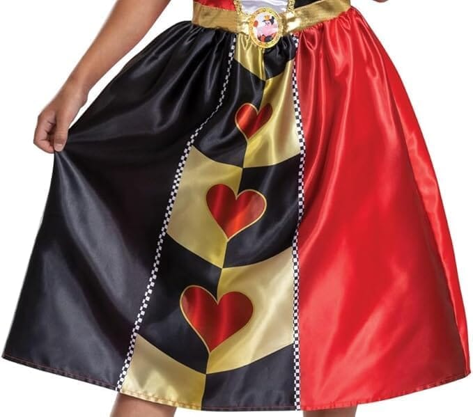 Alice's Adventures in Wonderland Book by Lewis Carroll With Alice in Wonderland Queen of Hearts Fancy Dress for Kids