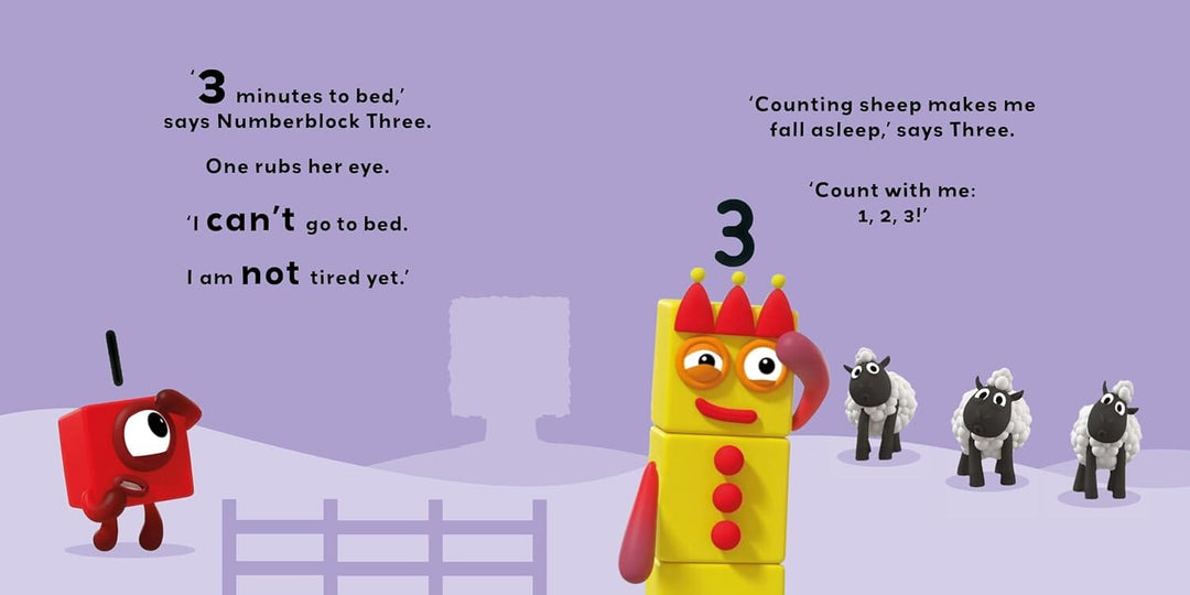 Numberblocks Countdown to Bed Storybook by Sweet Cherry Publishing - Ages 3-6 - Paperback