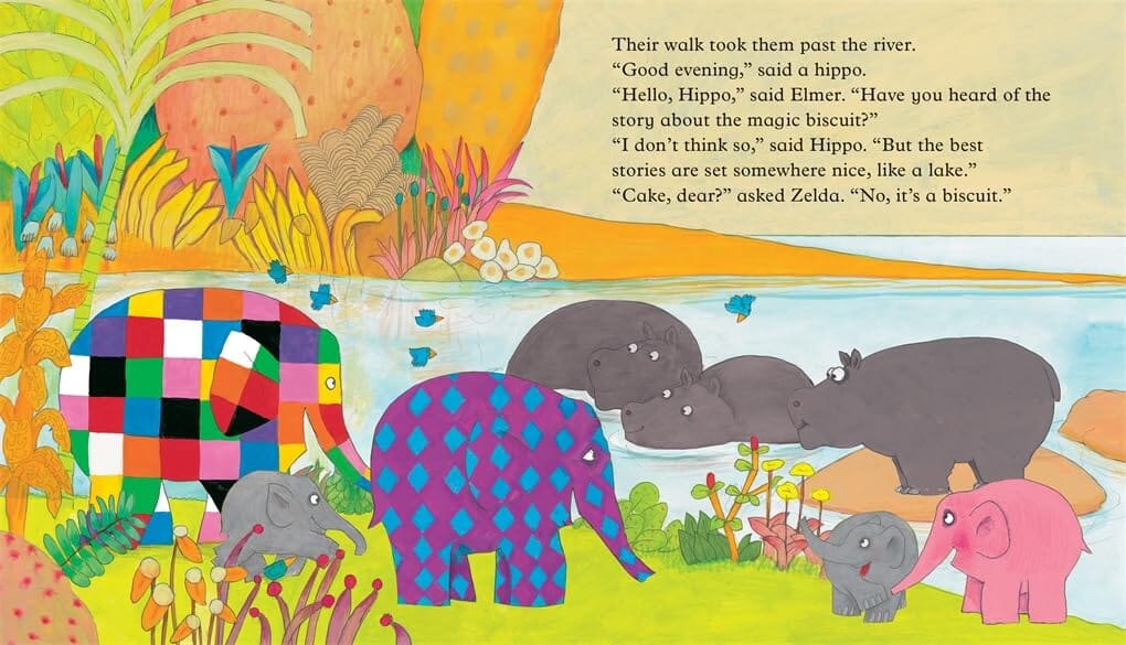 Elmer and the Patchwork Story: A World Book Day 2024 mini Picture book - Ages 3-5 - Paperback 0-5 Andersen Press Ltd