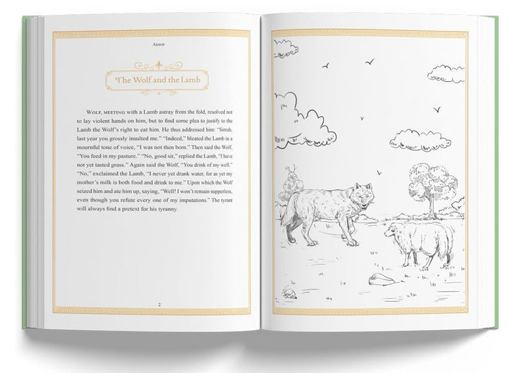 Aesop's Fables By Aesop - Ages 14+ - Leather Bound/Hardback
