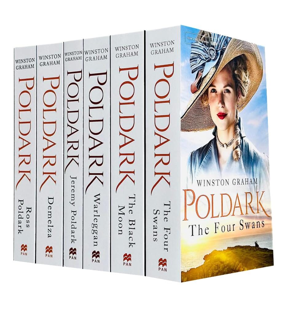 Poldark Series by Winston Graham Books 1-6 - Fiction - Paperback Fiction Pan Macmillan