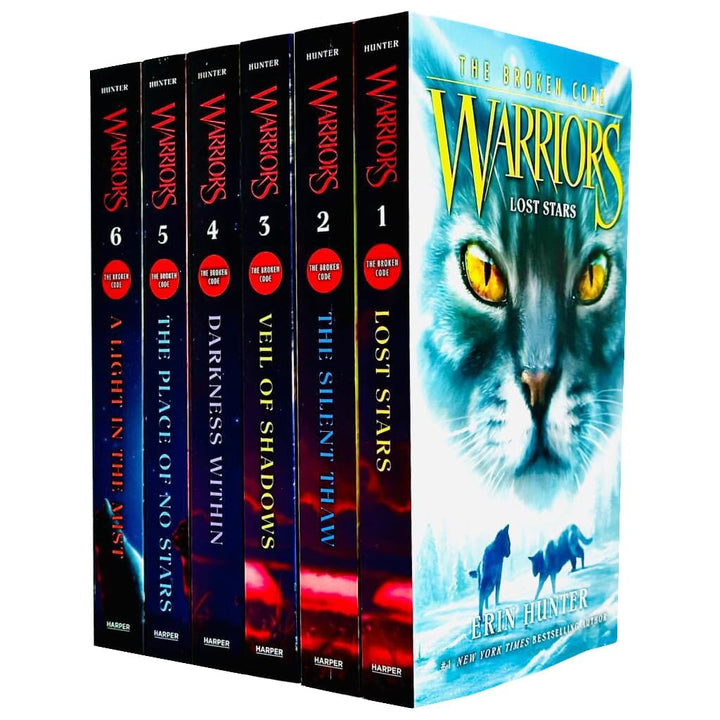 Warriors: The Broken Code Series (Volume 1-6) By Erin Hunter 6 Books Collection Set - Ages 8-12 - Paperback 9-14 HarperCollins Publishers