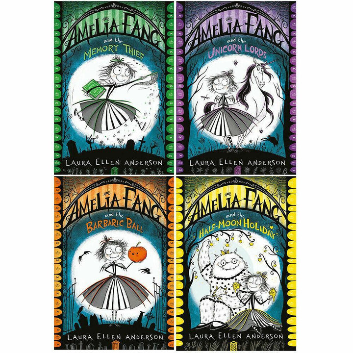 Amelia Fang 4 Books Collection - Ages 7-9 - Paperback - Laura Ellen Anderson 7-9 Egmont