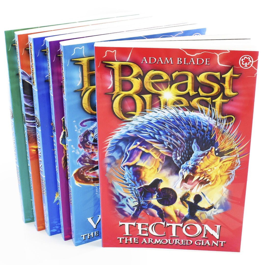 Beast Quest Series 10 Box Set 6 Books Ages 7-9 Paperback By Adam Blade 7-9 Orchard