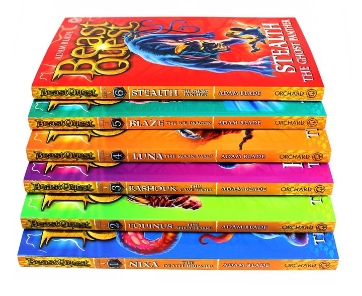 Beast Quest Series 4 - Pack of 6 books - Ages 7-9 - Paperback - Adam Blade 7-9 Orchard Books