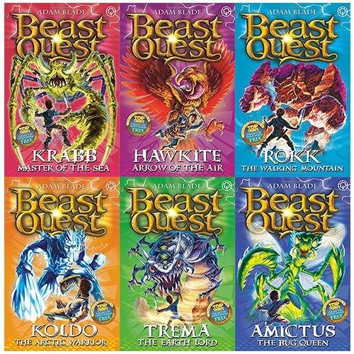 Beast Quest Series 5 By Adam Blade: 6 Books Collection Set