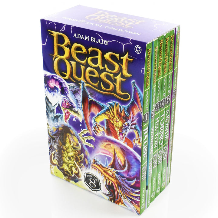 Beast Quest Series 8 Box Set 6 Books Ages 7-9 Paperback By Adam Blade 7-9 Orchard