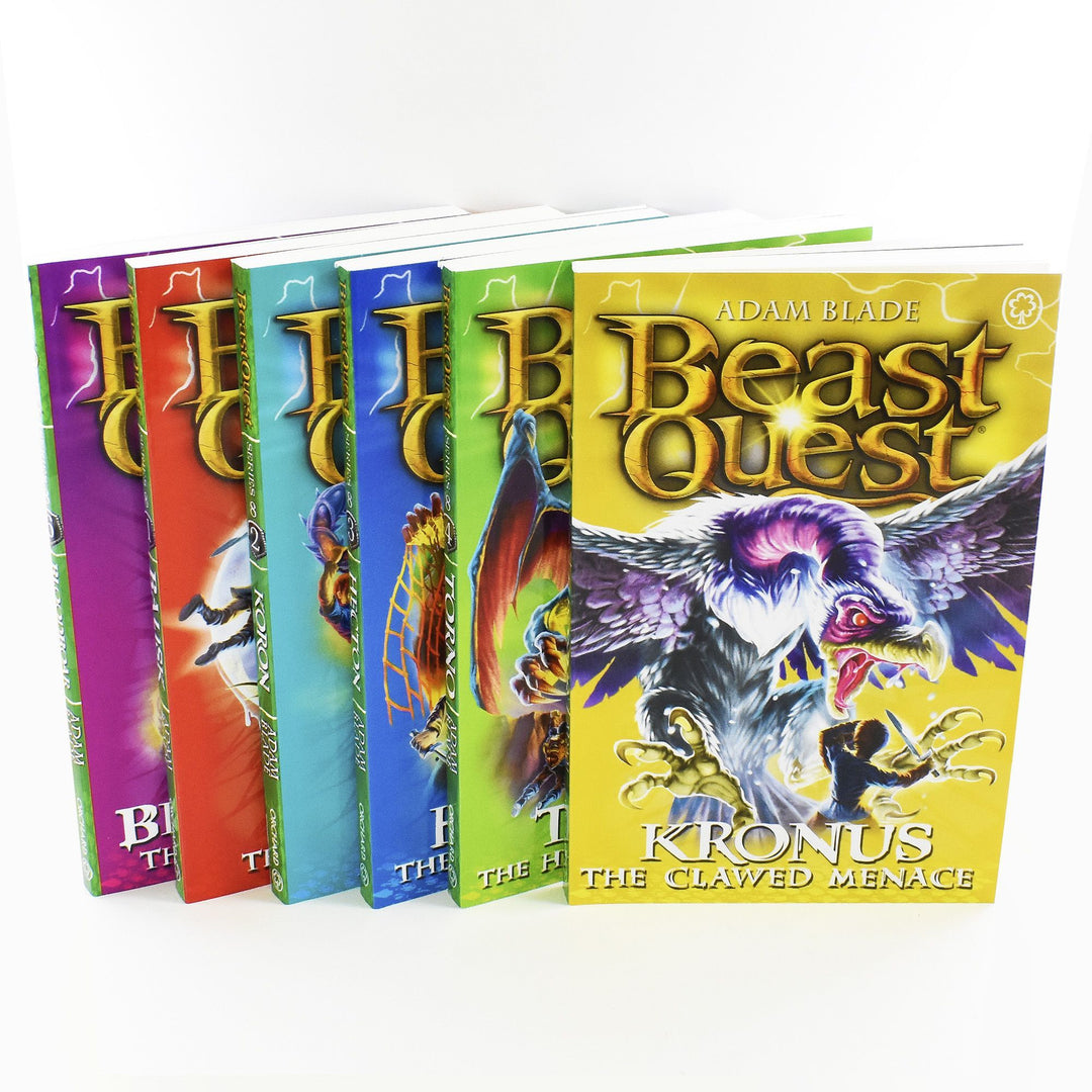 Beast Quest Series 8 Box Set 6 Books Ages 7-9 Paperback By Adam Blade 7-9 Orchard