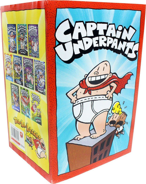 Captain Underpants by Dav Pilkey - 10 Books – American Bookworm