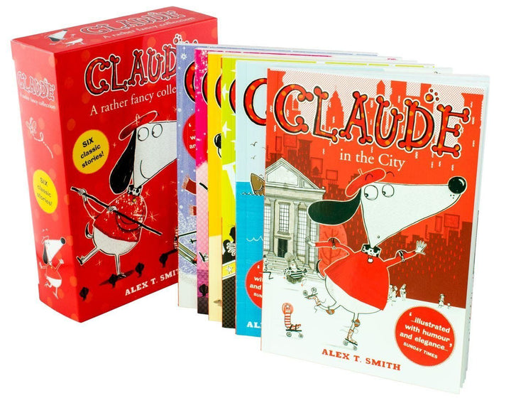 Claude 6 Books Collection - Ages 7-9 - Paperback - Alex T.Smith 7-9 Hodder & Stoughton