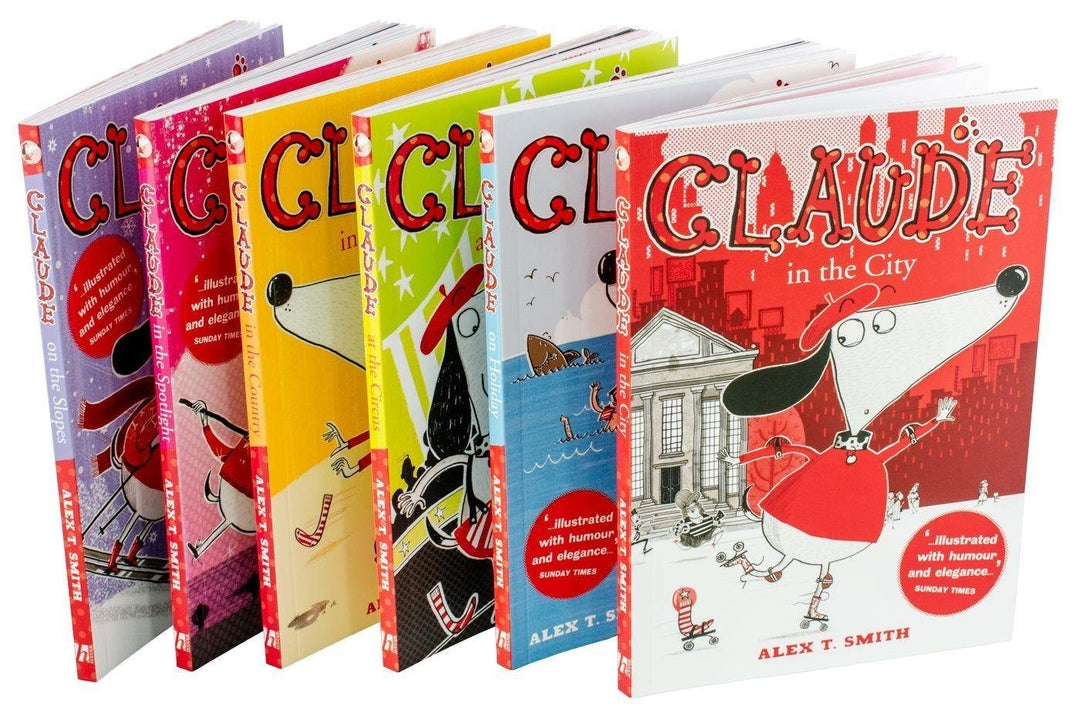 Claude 6 Books Collection - Ages 7-9 - Paperback - Alex T.Smith 7-9 Hodder & Stoughton