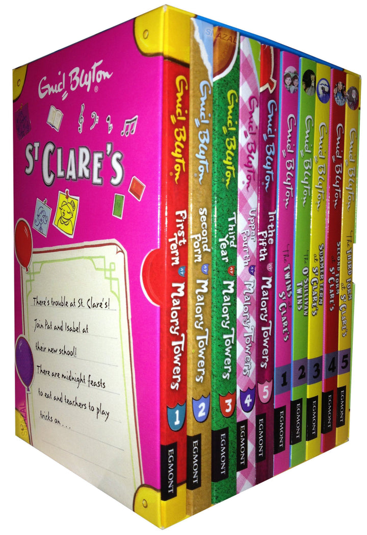 Enid Blyton Malory Towers and St Clares 10 Books Box - Age 7-9 Paperback 7-9 Egmont