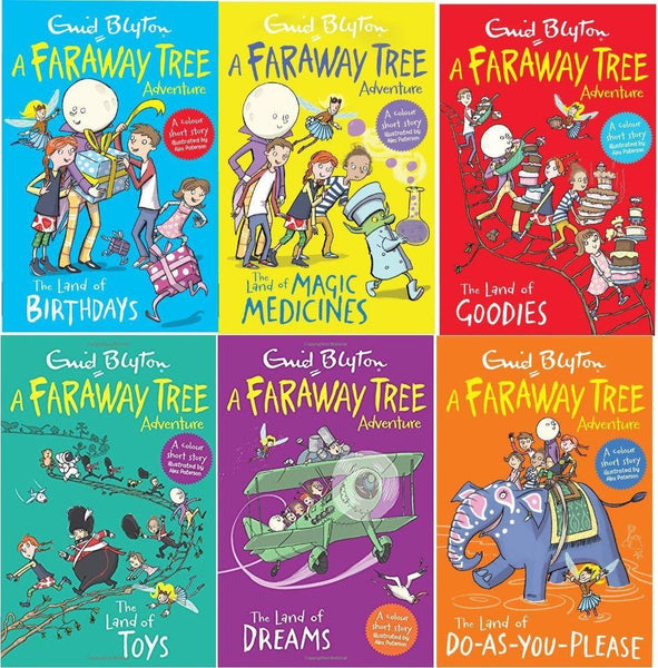 Enid Blyton The Faraway Tree Adventures 6 Book Collection - Ages 7