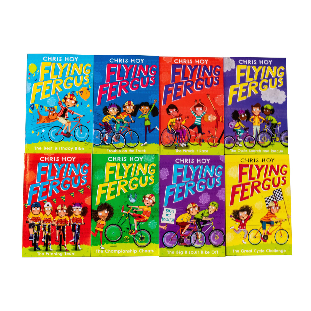 Flying Fergus 8 Book Collection - Ages 7-9 - Paperback - Sir Chris Hoy 7-9 Piccadilly Press