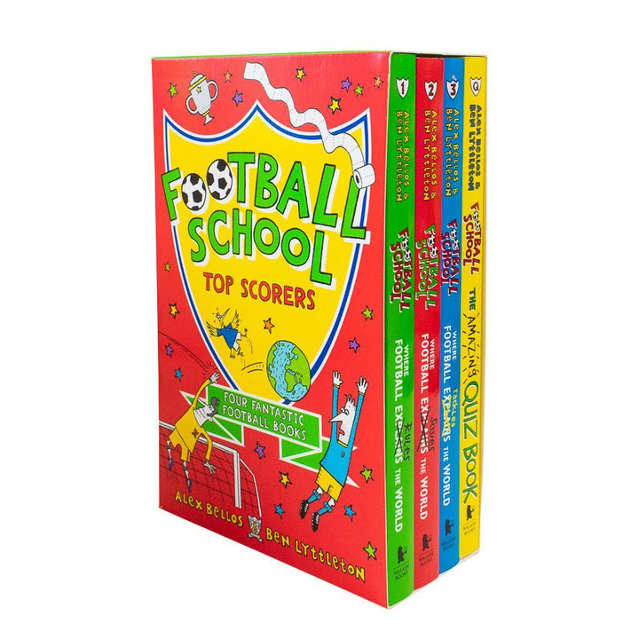 Football School Season Series Top Scorers 4 Books Collection Box Set - Ages 7-9 - Paperback - Alex Bellos & Ben Lyttleton 7-9 Walker Books