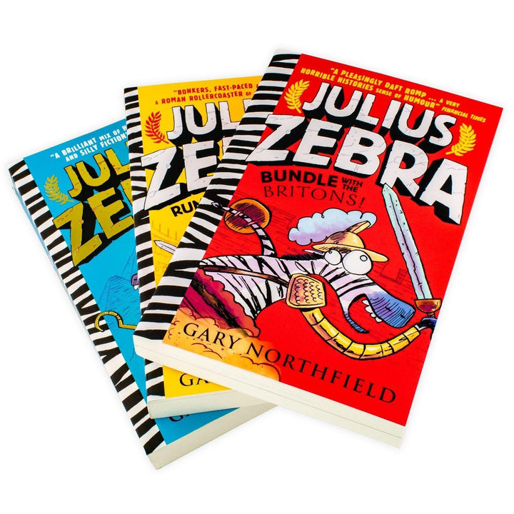 Gary Northfield Julius Zebra 3 Book Collection 7-9 Walker Books