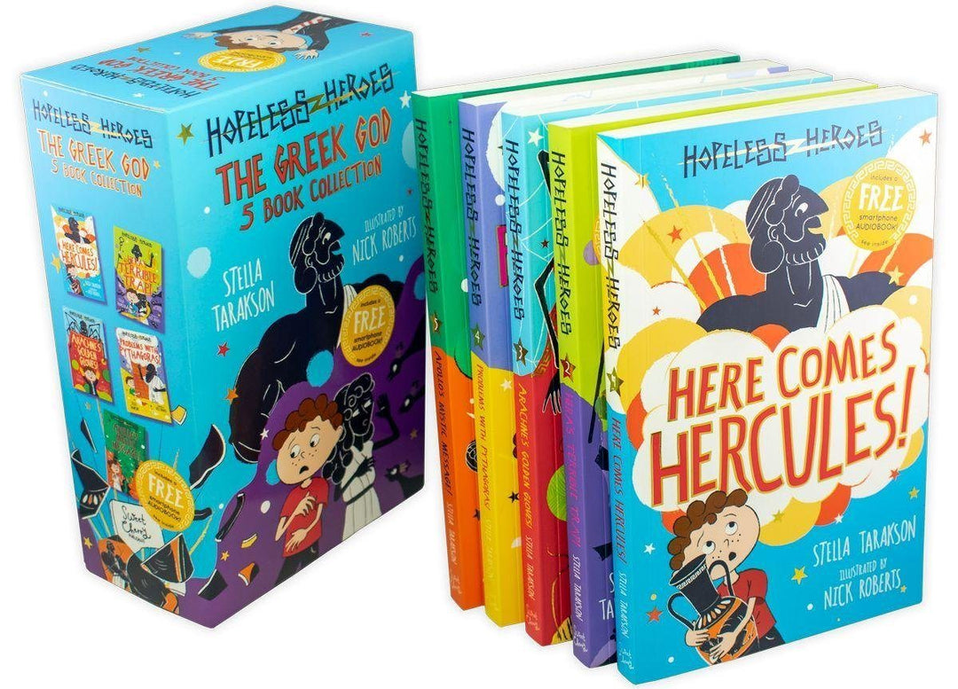 Hopeless Heroes: The Greek God 5 Book Collection - Ages 7-9 - Paperback - Stella Tarakson 7-9 Sweet Cherry Publishing