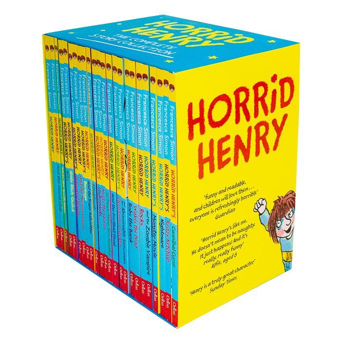 Horrid Henry The Complete Story Collection 24 Books Box Set - Ages 7-9 - Paperback - Francesca Simon 7-9 Orion