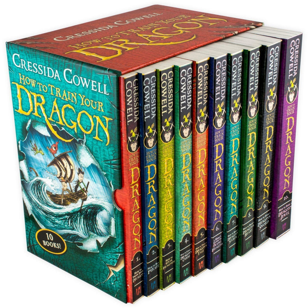 How to Train Your Dragon 10 Book Collection - Ages 7-9 - Paperback - Cressida Cowell 7-9 Hachette Children's Books