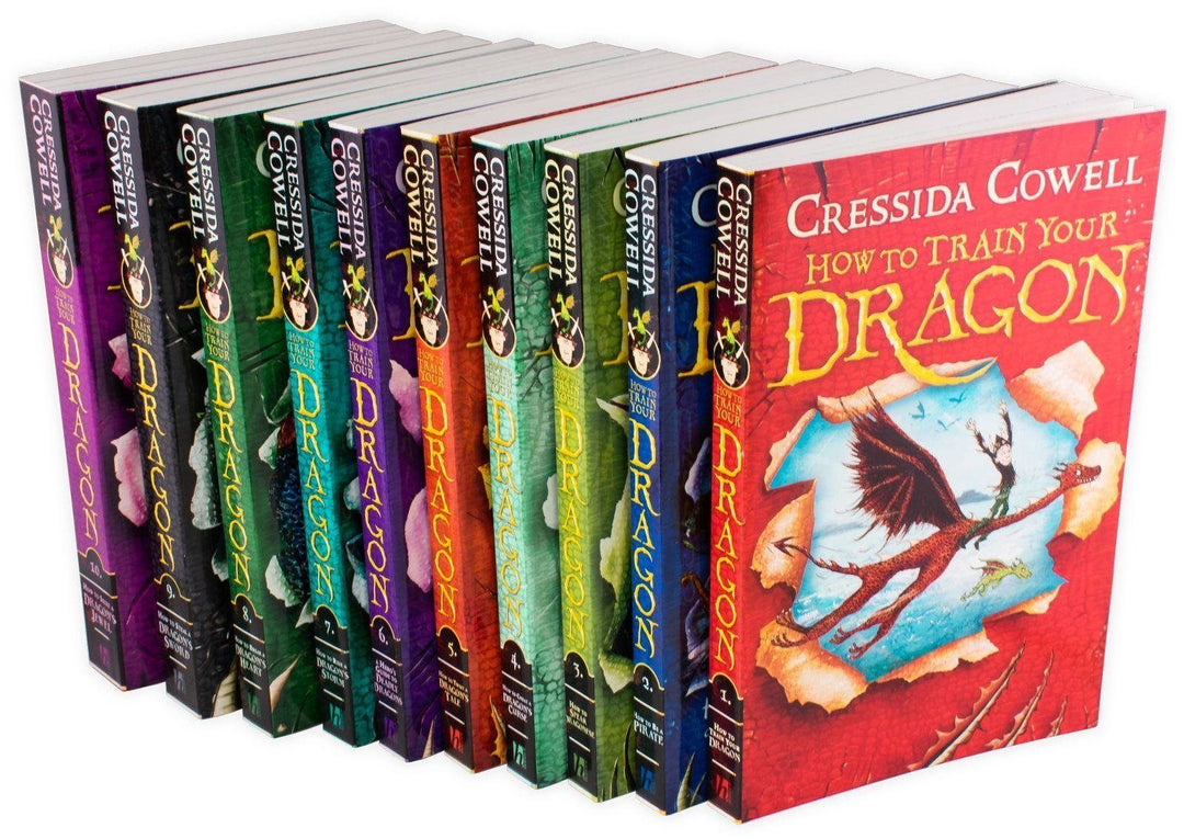 How to Train Your Dragon 10 Book Collection - Ages 7-9 - Paperback - Cressida Cowell 7-9 Hachette Children's Books