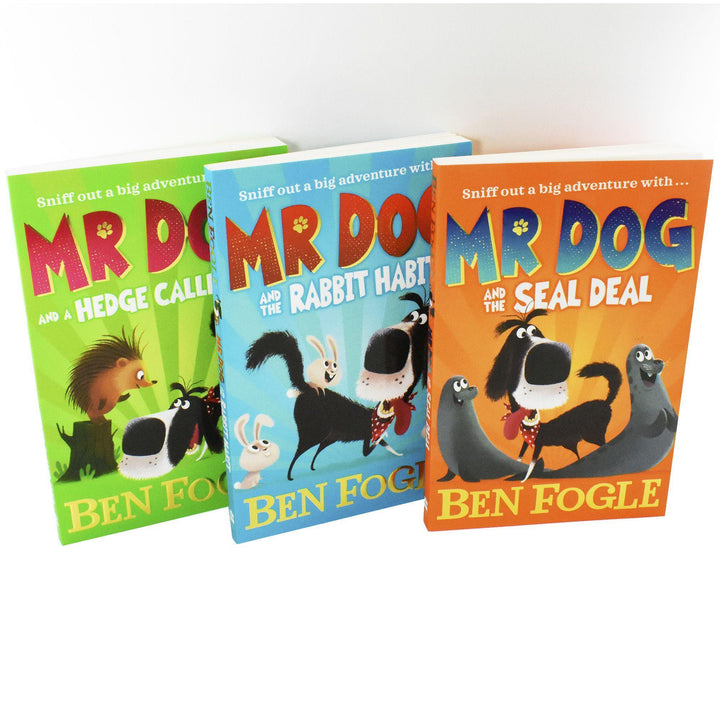 Mr Dog & The Rabbit Habit 3 Books - Children's literature - Paperback - Ben Fogle 7-9 Harper Collins