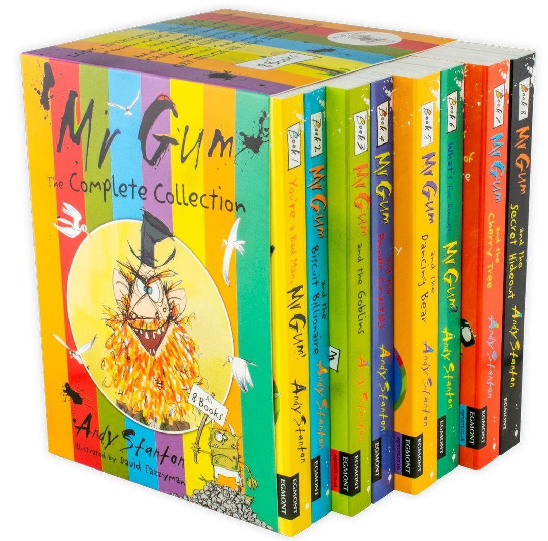 Mr Gum 8 Books - Humour - Paperback - Andy Stanton 7-9 Egmont