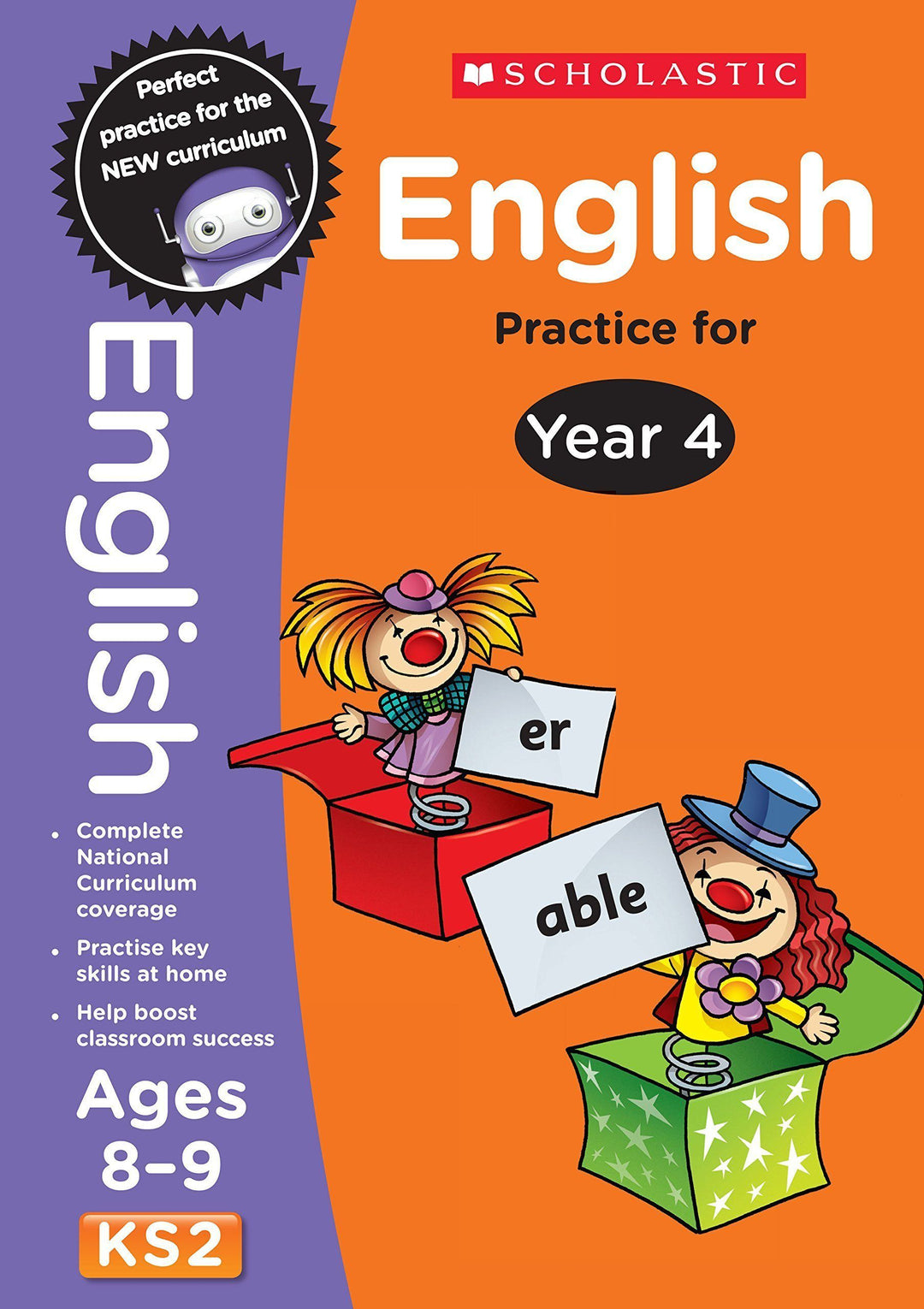 Perfect Practice KS2 English and Maths Year 4 - 2 Books For Age 8-9 Years - Paperback 7-9 Scholastic