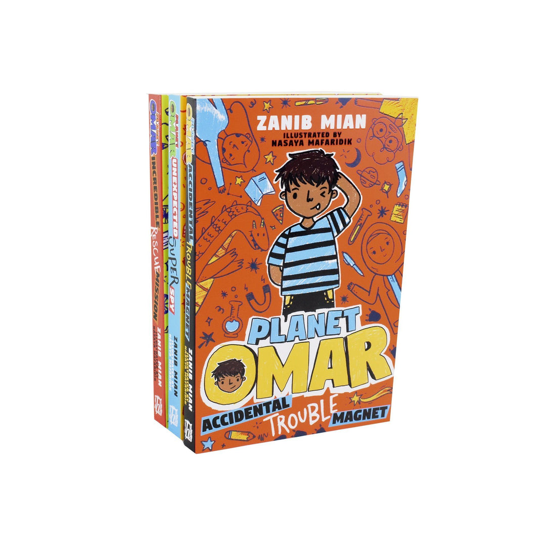 Planet Omar 3 Books Collection Set- Ages 7-9 - Paperback - Zanib Mian 7-9 Hodder Childrens Books